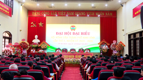 Đại hội đại biểu hội n&ocirc;ng d&acirc;n th&agrave;nh phố Ninh B&igrave;nh nhiệm kỳ 2023 - 2028