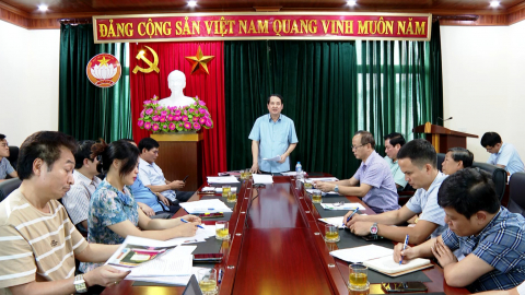 Hội nghị r&agrave; so&aacute;t c&ocirc;ng t&aacute;c chuẩn bị cho Lễ ph&aacute;t động x&acirc;y dựng Quỹ Đền ơn đ&aacute;p nghĩa v&agrave; an sinh x&atilde; hội tỉnh năm 2023