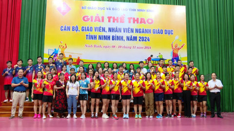 Bế mạc Giải thể thao ng&agrave;nh Gi&aacute;o dục năm 2024