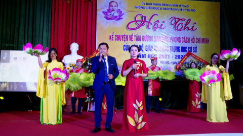 Hội thi kể chuyện về tấm gương đạo đức, phong c&aacute;ch Hồ Ch&iacute; Minh