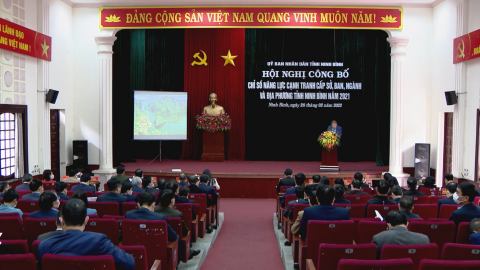 C&ocirc;ng bố chỉ số năng lực cạnh tranh cấp sở, ban, ng&agrave;nh, địa phương 2021