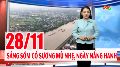 Dự b&aacute;o thời tiết đ&ecirc;m 27, ng&agrave;y 28/11/2025
