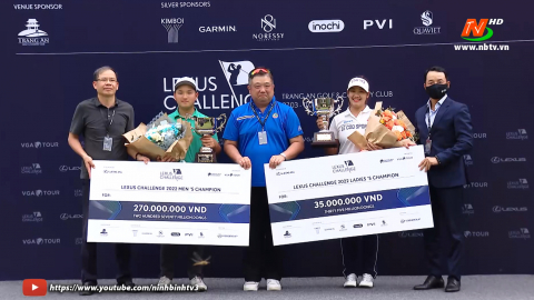 Giải Golf Lexus Challenge 2022 tại Ninh B&igrave;nh th&agrave;nh c&ocirc;ng tốt đẹp