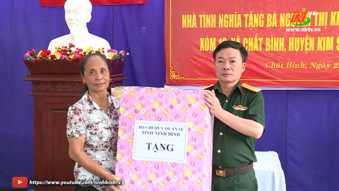 Kh&aacute;nh th&agrave;nh Nh&agrave; t&igrave;nh nghĩa tại x&atilde; Chất B&igrave;nh