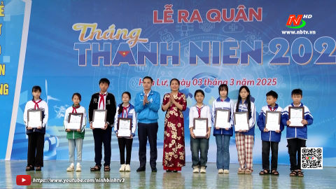 Th&agrave;nh đo&agrave;n Hoa Lư ra qu&acirc;n Th&aacute;ng Thanh ni&ecirc;n 2025