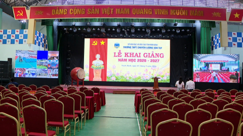 Trường THPT Chuy&ecirc;n Lương Văn Tụy sẵn s&agrave;ng khai giảng năm học mới