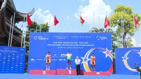 Giải Triathlon C&uacute;p Ch&acirc;u &Aacute; v&agrave; Giải V&ocirc; địch quốc gia c&aacute;c C&acirc;u lạc bộ Triathlon năm 2026 tại Ninh B&igrave;nh