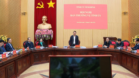 Hội nghị Ban Thường vụ Tỉnh ủy