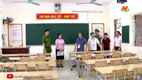 Kiểm tra c&ocirc;ng t&aacute;c chuẩn bị Kỳ thi tốt nghiệp THPT năm 2024