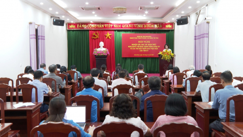 Đảng ủy MTTQ v&agrave; c&aacute;c đo&agrave;n thể tỉnh qu&aacute;n triệt Nghị quyết Hội nghị Trung ương 4 kh&oacute;a XIV
