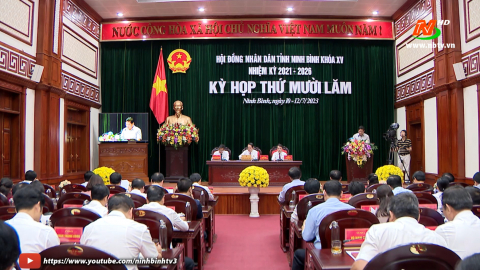 Kỳ họp thứ Mười lăm, HĐND tỉnh kh&oacute;a XV: Đại biểu HĐND tỉnh thảo luận tại hội trường