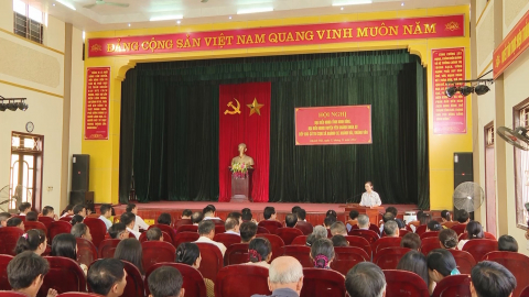 Đại biểu HĐND tỉnh tiếp x&uacute;c cử tri tại x&atilde; Kh&aacute;nh Hải v&agrave; Kh&aacute;nh Nhạc