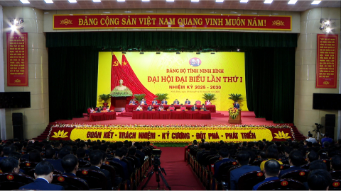 Phi&ecirc;n tr&ugrave; bị Đại hội đại biểu Đảng bộ tỉnh Ninh B&igrave;nh lần thứ I, nhiệm kỳ 2025-2030