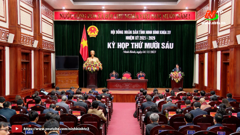HĐND tỉnh kho&aacute; XV tổ chức Kỳ họp thứ Mười s&aacute;u, nhiệm kỳ 2021 - 2026