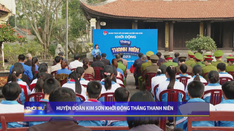 Huyện đo&agrave;n Kim Sơn khởi động th&aacute;ng thanh ni&ecirc;n