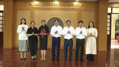L&atilde;nh đạo UBND tỉnh Ninh B&igrave;nh tiếp Đại sứ Vương quốc Th&aacute;i Lan tại Việt Nam