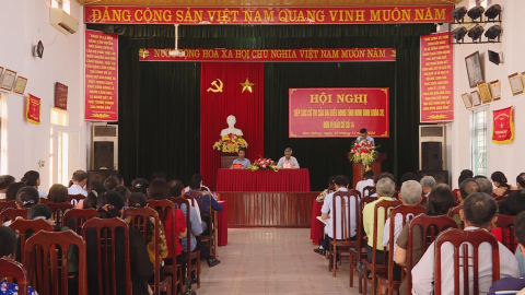 Đại biểu HĐND tỉnh tiếp x&uacute;c cử tri huyện Kim Sơn