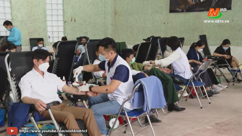 Ng&agrave;y hội hiến m&aacute;u t&igrave;nh nguyện huyện Kim Sơn đợt 2 năm 2021