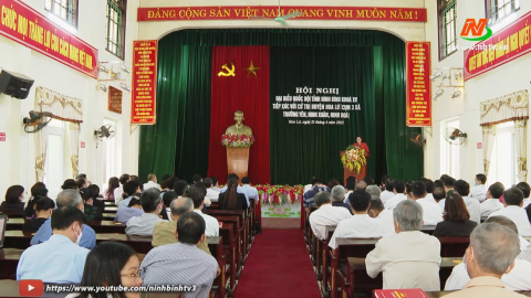 Đo&agrave;n ĐBQH tỉnh tiếp x&uacute;c cử tri huyện Hoa Lư