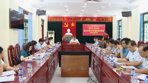 Y&ecirc;n M&ocirc; tập trung ho&agrave;n thiện hồ sơ huyện đạt chuẩn NTM n&acirc;ng cao