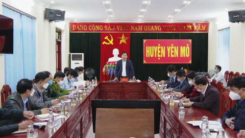 Triển khai c&aacute;c biện ph&aacute;p ph&ograve;ng, chống dịch Covid-19 tại Y&ecirc;n M&ocirc;