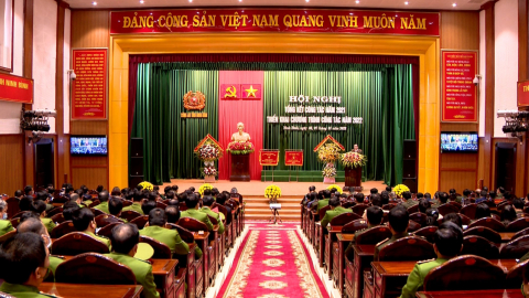 C&ocirc;ng an tỉnh triển khai chương tr&igrave;nh c&ocirc;ng t&aacute;c năm 2022