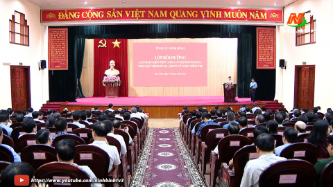 Bồi dưỡng, cập nhật kiến thức cho c&aacute;n bộ thuộc diện Ban Thường vụ Tỉnh ủy quản l&yacute; năm 2023
