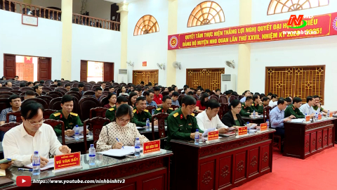 Nho Quan triển khai c&ocirc;ng t&aacute;c PCTT&TKCN năm 2024