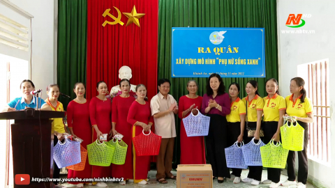 Ra qu&acirc;n x&acirc;y dựng m&ocirc; h&igrave;nh "phụ nữ sống xanh"