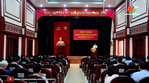 Hoa Lư qu&aacute;n triệt, triển khai thực hiện c&aacute;c văn bản của Bộ Ch&iacute;nh trị v&agrave; Ban B&iacute; thư