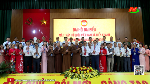 Đại hội đại biểu MTTQ Việt Nam x&atilde; Hiển Kh&aacute;nh, nhiệm kỳ 2025 - 2030