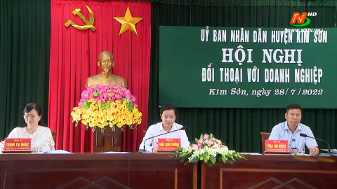 Hiệu quả từ c&ocirc;ng t&aacute;c đối thoại với Doanh nghiệp ở Kim Sơn