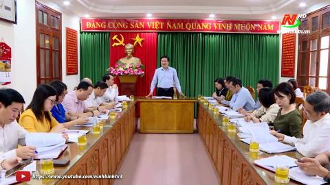 Giao ban c&ocirc;ng t&aacute;c khoa gi&aacute;o, văn h&oacute;a - văn nghệ Qu&yacute; I năm 2024