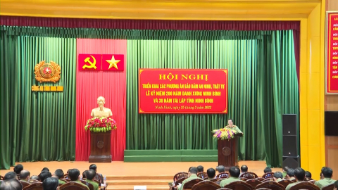 Triển khai phương &aacute;n đảm bảo ANTT phục vụ kỷ niệm