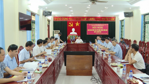 Giao ban c&ocirc;ng t&aacute;c x&acirc;y dựng n&ocirc;ng th&ocirc;n mới 5 th&aacute;ng đầu năm 2024