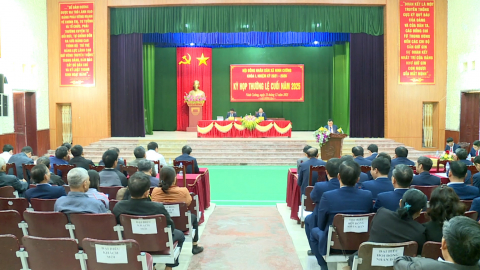 Kỳ họp thường lệ cuối năm HĐND x&atilde; Ninh Cường nhiệm kỳ 2021-2026
