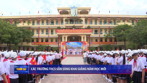C&aacute;c trường THCS sẵn s&agrave;ng khai giảng năm học mới