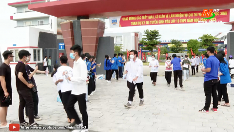 Ninh B&igrave;nh đảm bảo an to&agrave;n, nghi&ecirc;m t&uacute;c kỳ thi tuyển sinh lớp 10, năm học 2022-2023