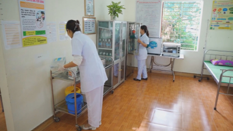 Trạm y tế x&atilde; Kh&aacute;nh Hồng: Cơ sở y tế Xanh - Sạch - Đẹp