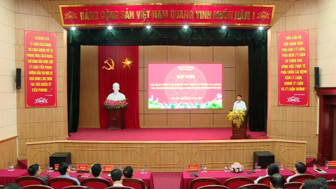 Tập huấn nghiệp vụ c&ocirc;ng t&aacute;c bảo vệ nền tảng tư tưởng của Đảng