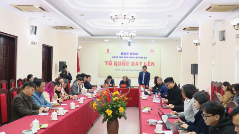 Họp b&aacute;o Ng&agrave;y thơ Việt Nam lần thứ 23 tại Ninh B&igrave;nh