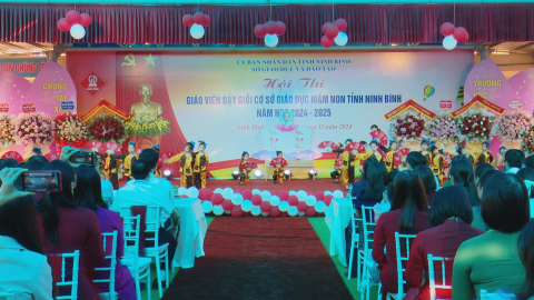 Khai mạc Hội thi gi&aacute;o vi&ecirc;n dạy giỏi cơ sở gi&aacute;o dục mầm non, năm học 2024-2025