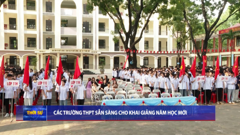C&aacute;c trường THPT sẵn s&agrave;ng cho khai giảng năm học mới