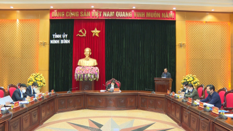 Giao ban c&ocirc;ng t&aacute;c nội ch&iacute;nh, ph&ograve;ng chống tham nhũng, cải c&aacute;ch tư ph&aacute;p v&agrave; t&ocirc;n gi&aacute;o