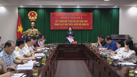Lấy &yacute; kiến g&oacute;p &yacute; v&agrave;o c&aacute;c dự thảo Luật tr&igrave;nh tại kỳ họp thứ 8, Quốc hội kh&oacute;a XV - Buổi chiều 10/10/2024