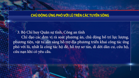 Chủ động ứng ph&oacute; với lũ tr&ecirc;n c&aacute;c tuyến s&ocirc;ng