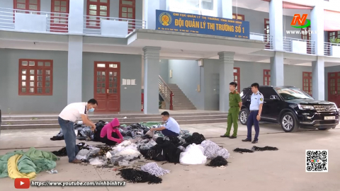 Tiến h&agrave;nh ti&ecirc;u hủy h&agrave;ng h&oacute;a giả mạo nh&atilde;n hiệu