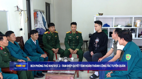 BCH ph&ograve;ng thủ khu vực 2 - Tam Điệp quyết t&acirc;m ho&agrave;n th&agrave;nh c&ocirc;ng t&aacute;c tuyển qu&acirc;n