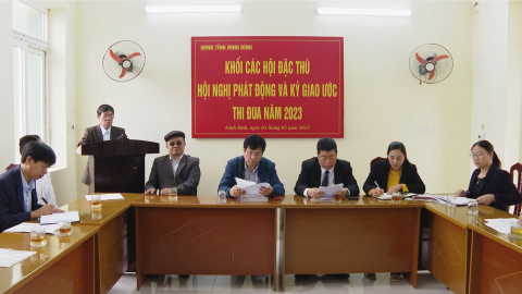 Khối thi đua c&aacute;c hội đặc th&ugrave; k&yacute; kết giao ước thi đua năm 2023