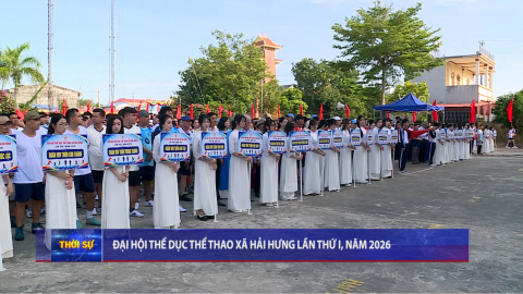 Đại hội Thể dục thể thao x&atilde; Hải Hưng lần thứ I, năm 2026